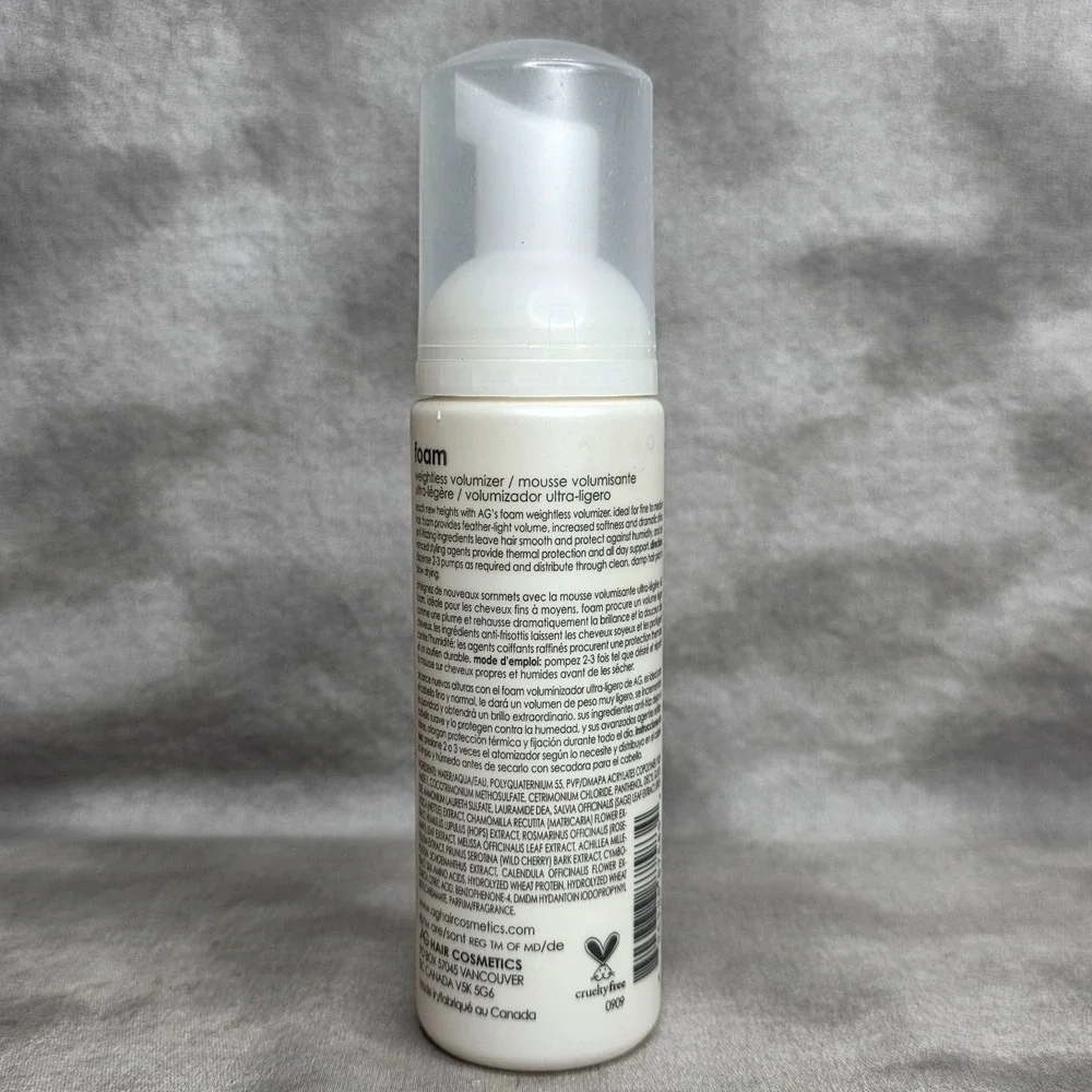 AG Hair‎ Care Volume Foam Mousse Weightless Volumizer 5 fl oz